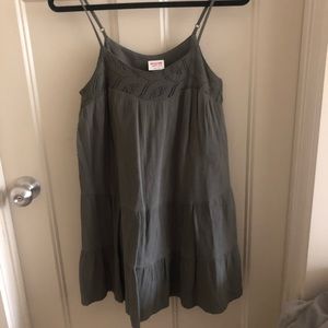 Army Green Babydoll Dress